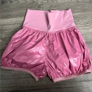 Dance trash shorts. Pink Chic Ballet warm up shorts